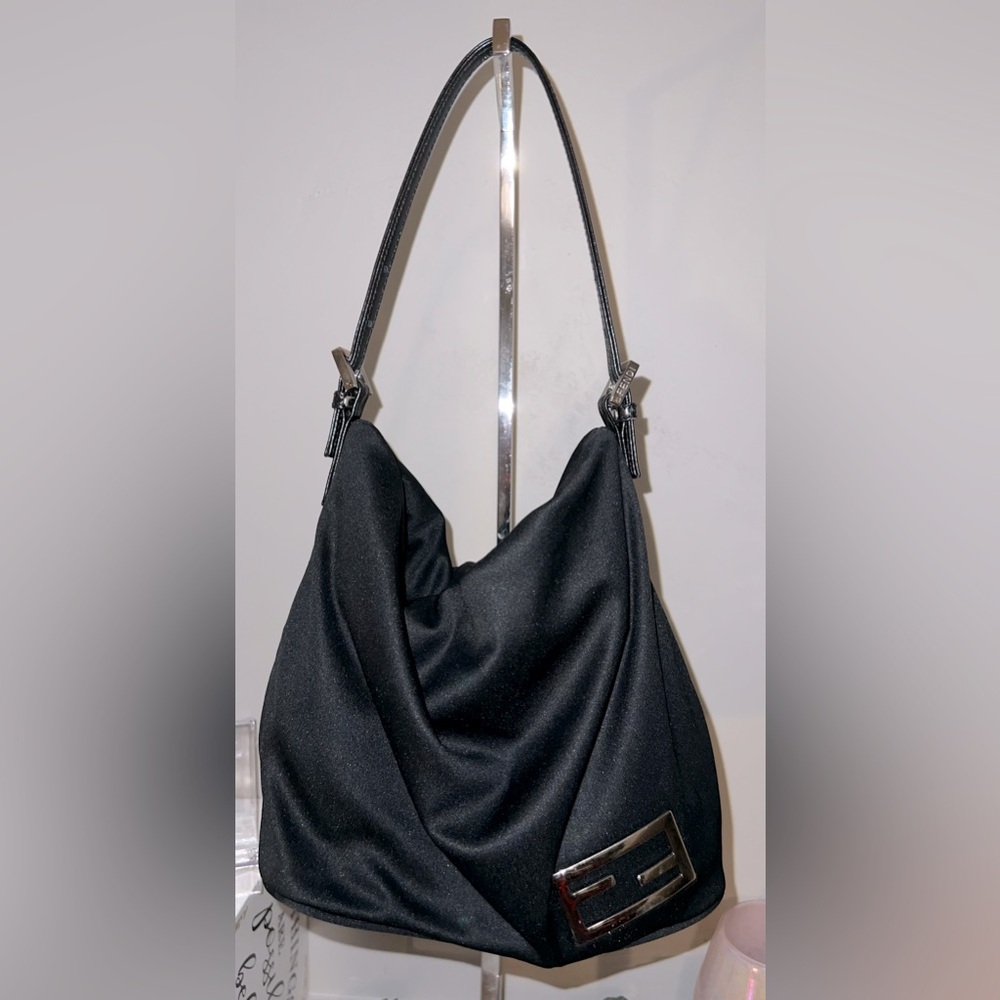 Gently Preloved Fendi neoprene hobo handbag!